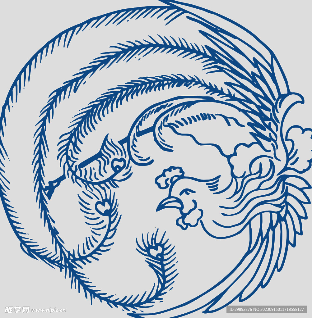 青花瓷花纹
