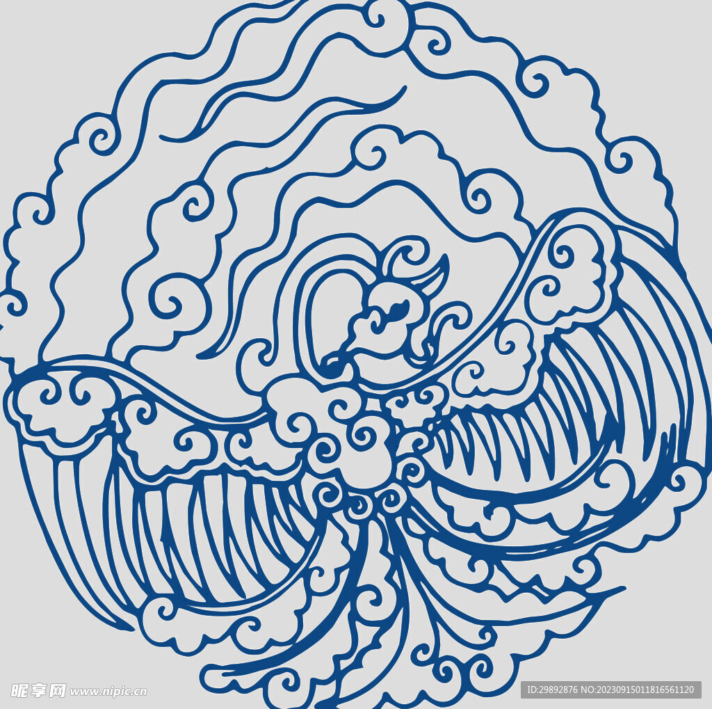 青花瓷花纹