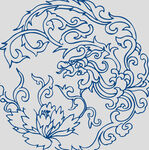青花瓷花纹