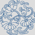 青花瓷花纹