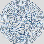 青花瓷花纹