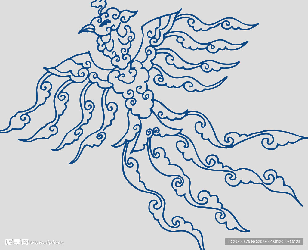 青花瓷花纹