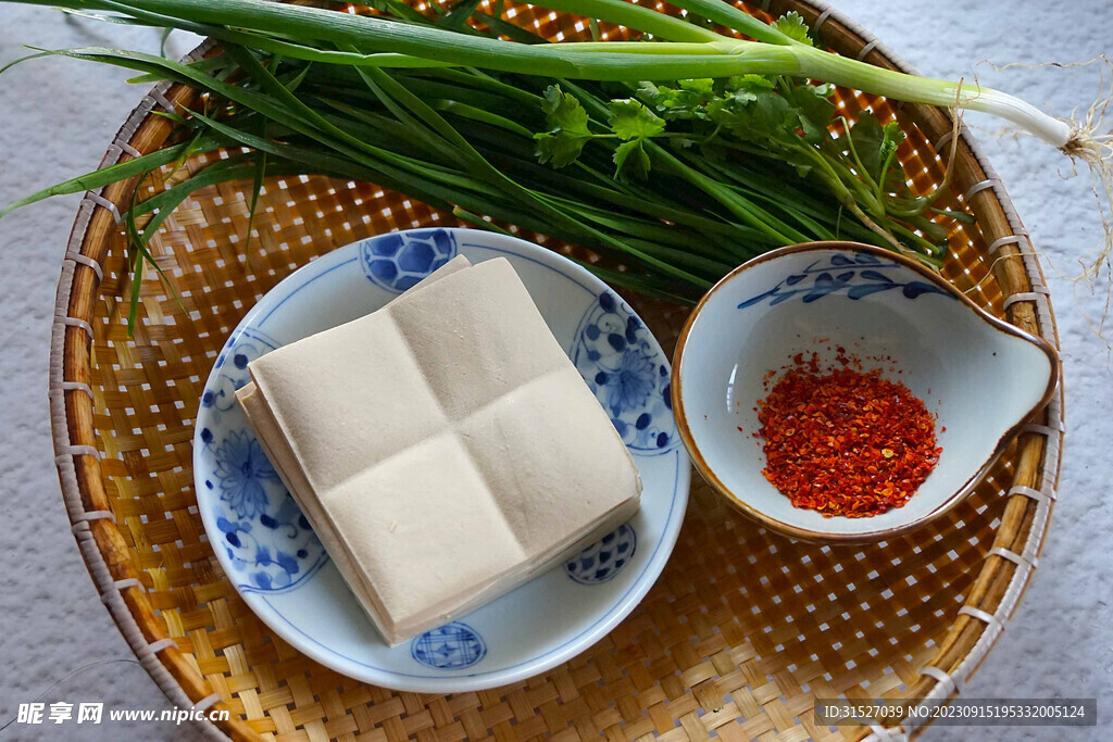 豆腐食材图片