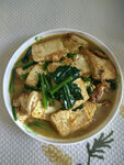 炖豆腐摄影素材