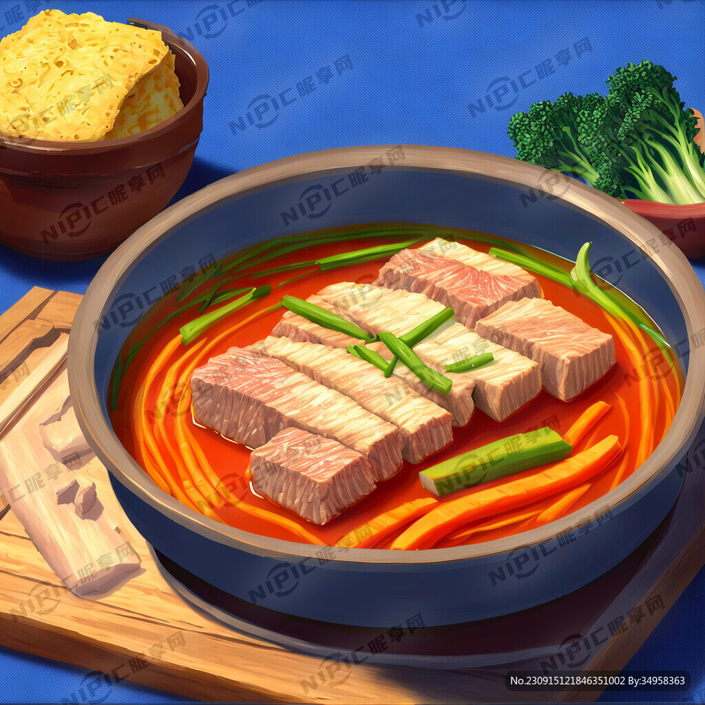 鱼片羊肉火锅的图片