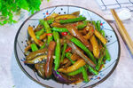 茄子豆角摄影