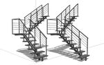 钢架楼梯模型
