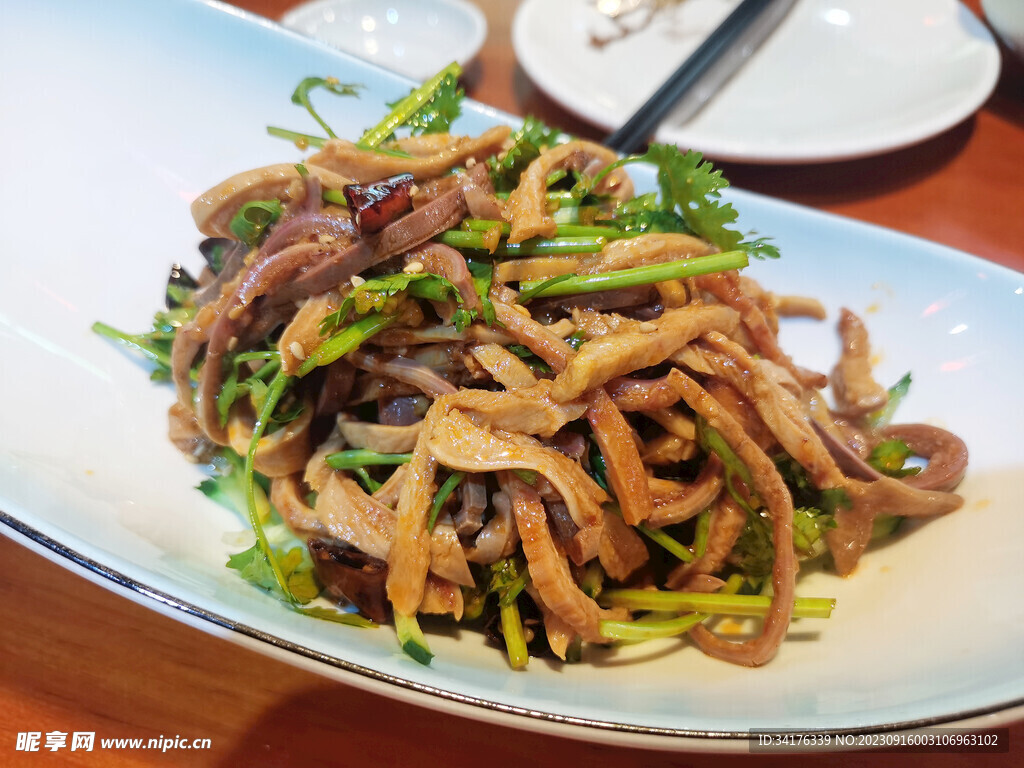 香葱肚丝摄影图__传统美食_餐饮美食_摄影图库_昵图网nipic.com