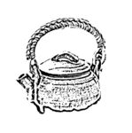 茶壶线描