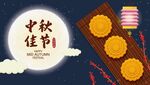 中秋展板