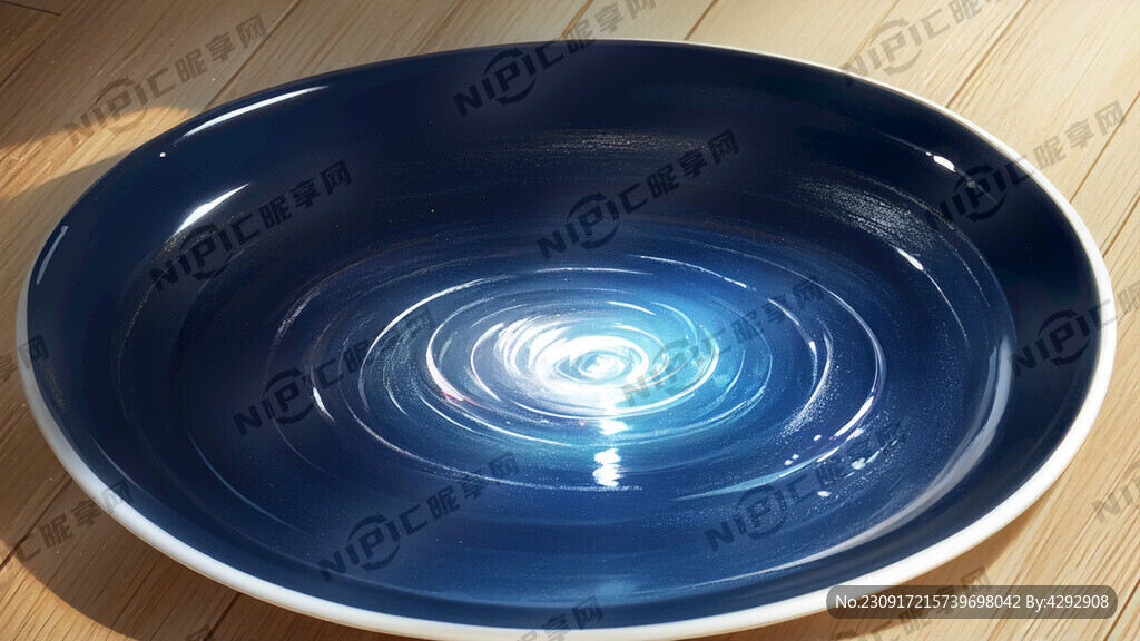 矿泉水瓶向下倒水 卡通风格