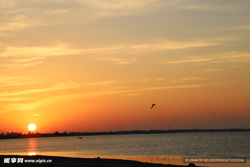 夕阳西下