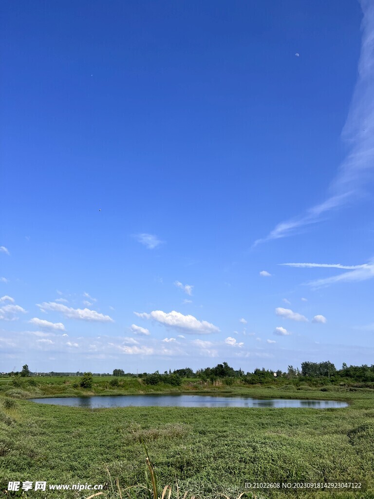 蓝天白云风景