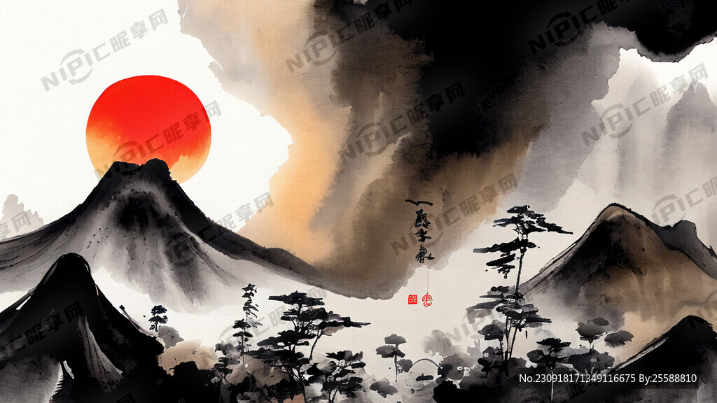 黑色背景的中国抗日英雄海报