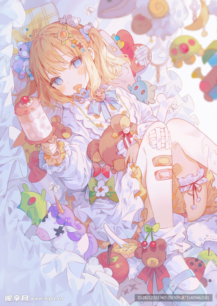 动漫甜品美少女