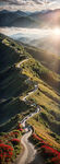 山川远路风景图