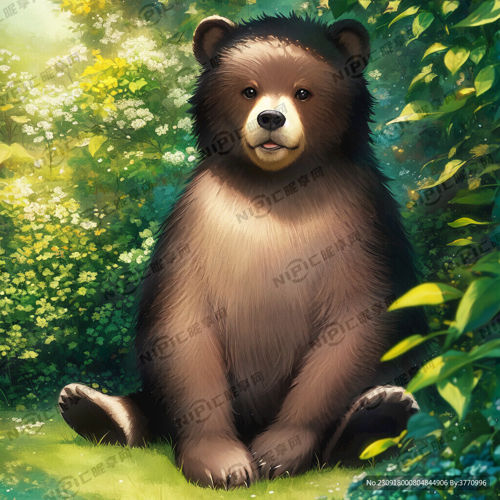 一只可爱的大熊 可爱 萌萌哒