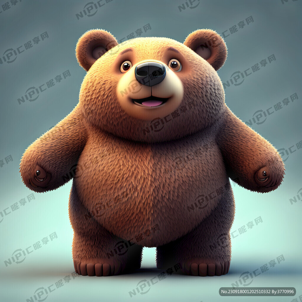 一只可爱的大熊 可爱 萌萌哒