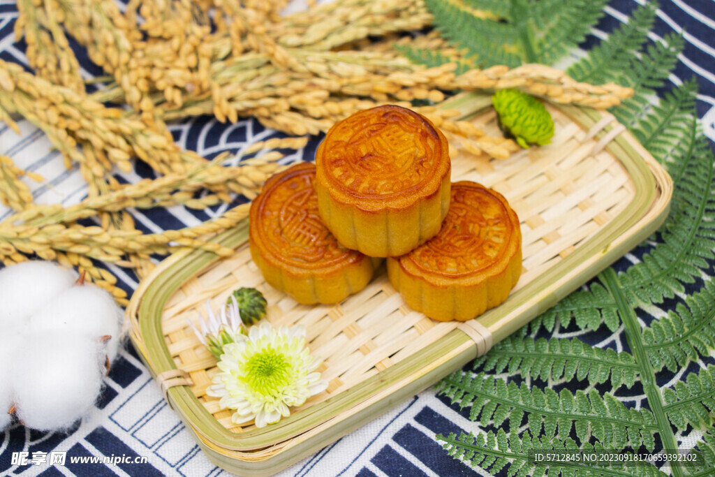 月饼摄影图