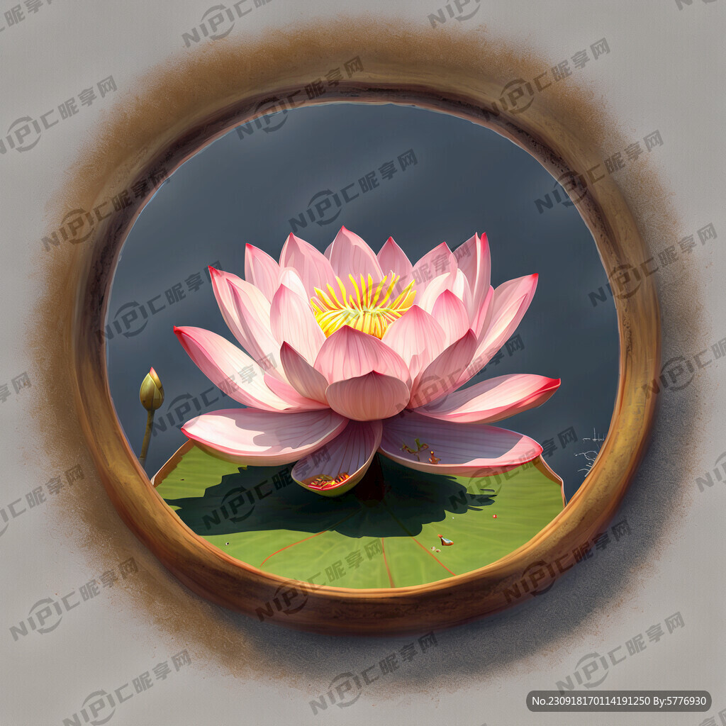 AI创作图爱莲说nipic.com-昵图网