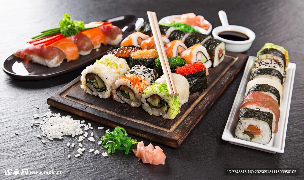 寿司 日式 生鱼片 美食