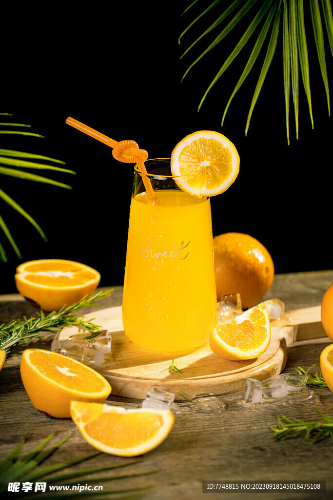 橙汁  橙子 果汁 鲜榨