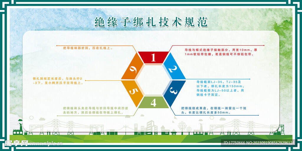 绝缘子绑扎技术规范