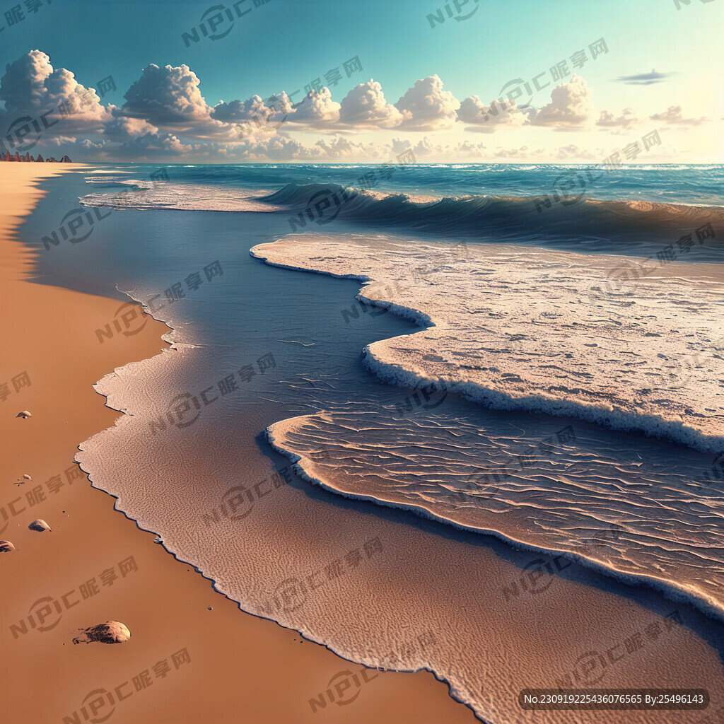 沙滩 海平面 天空 正面