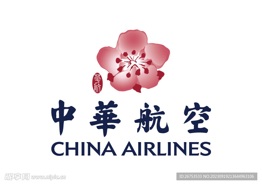 中华航空 LOGO 标志