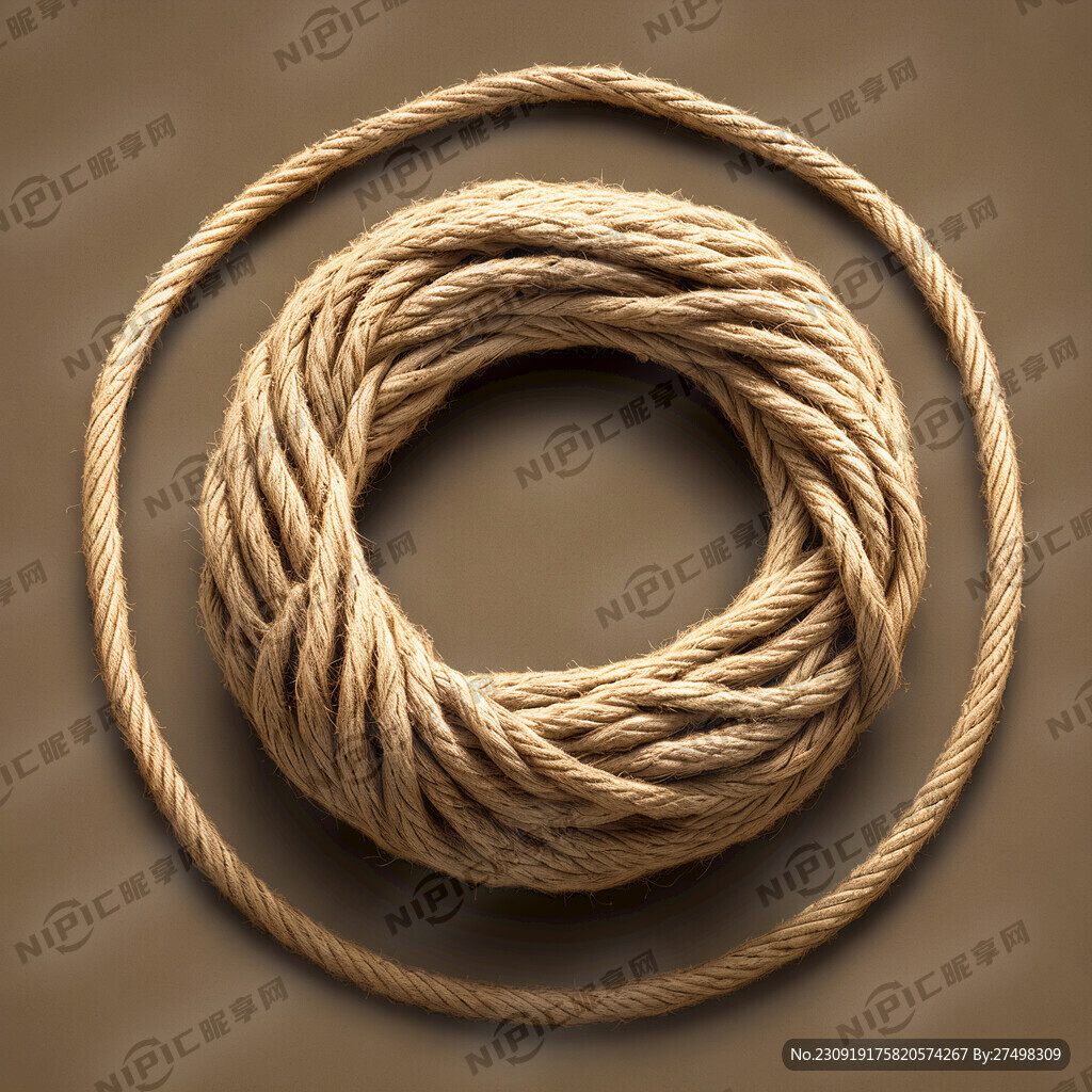 一根扁担 上面有麻绳