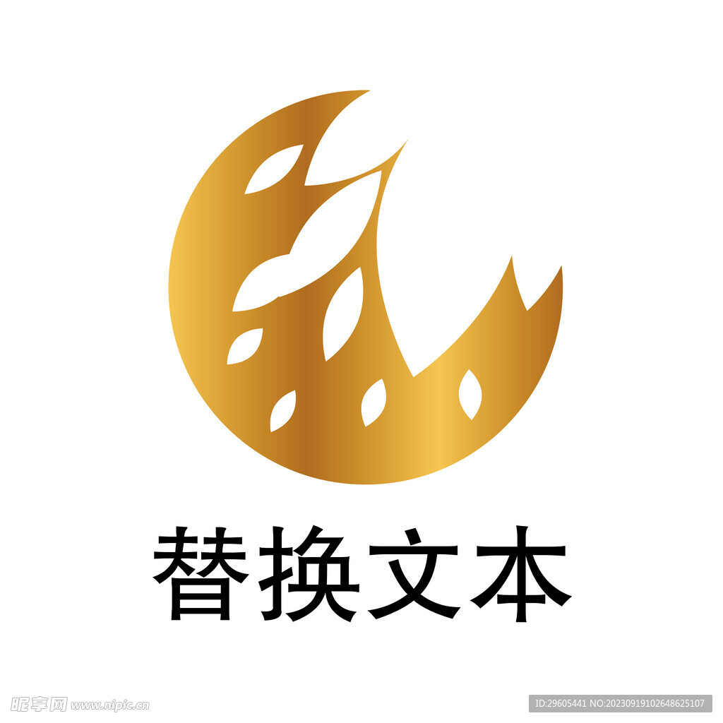 房产金属logo标识标志