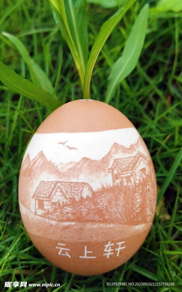 蛋壳雕刻 