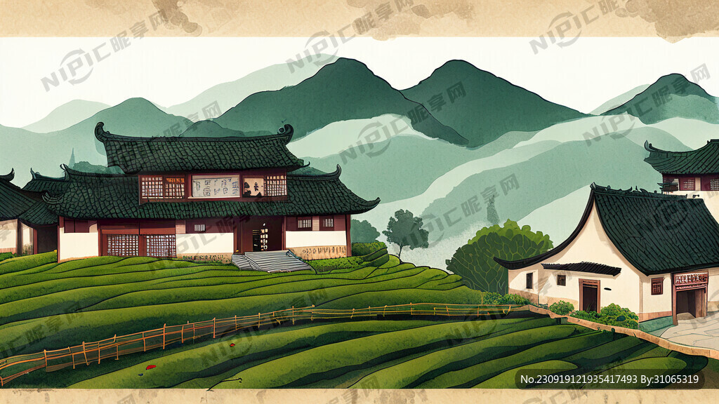 乡村茶山音乐会海报