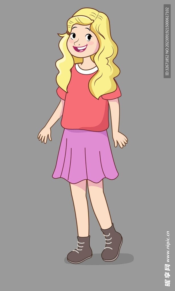 卡通女孩