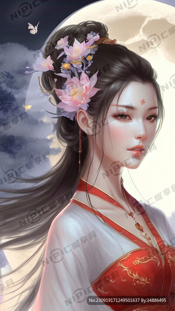 大月亮 古代仙女