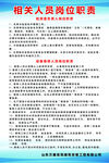 相关人员岗位职责