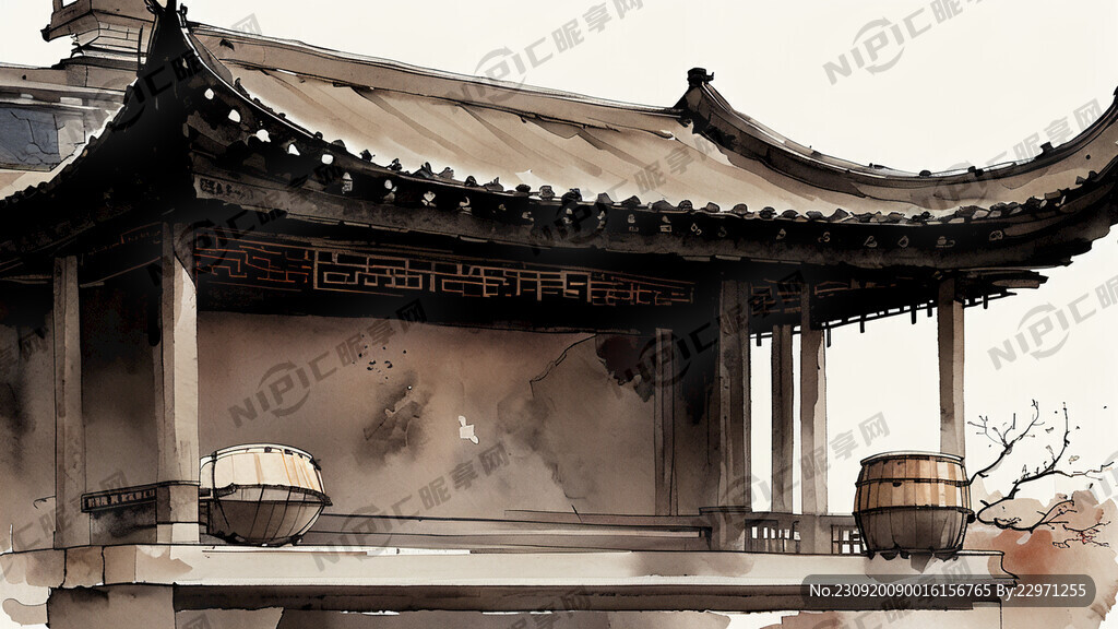 唐风中国风插画