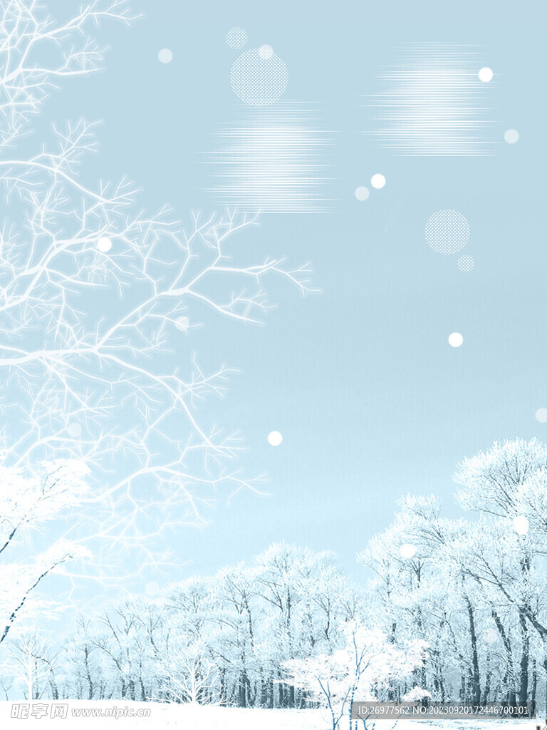  雪地背景