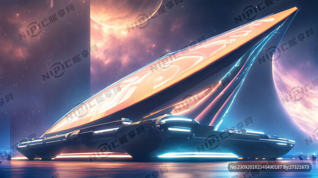 未来宇宙 飞行交通 超现实