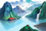 山水画