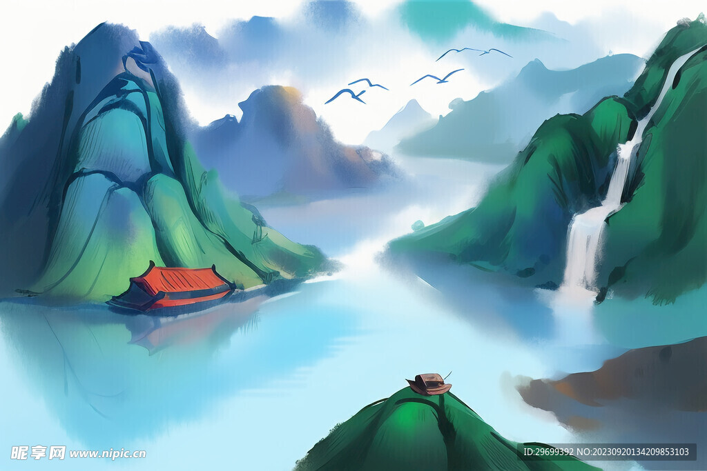山水画
