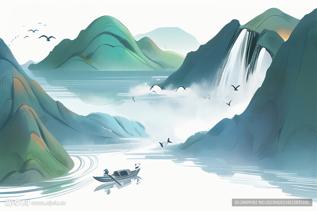 山水画