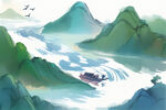 山水画