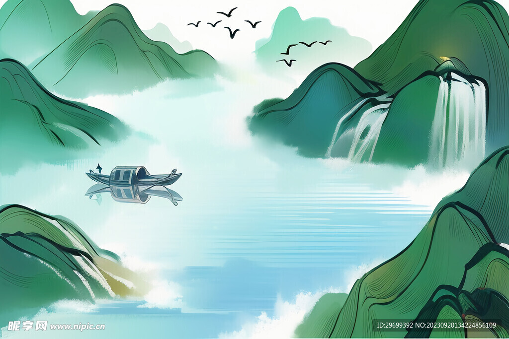 山水画