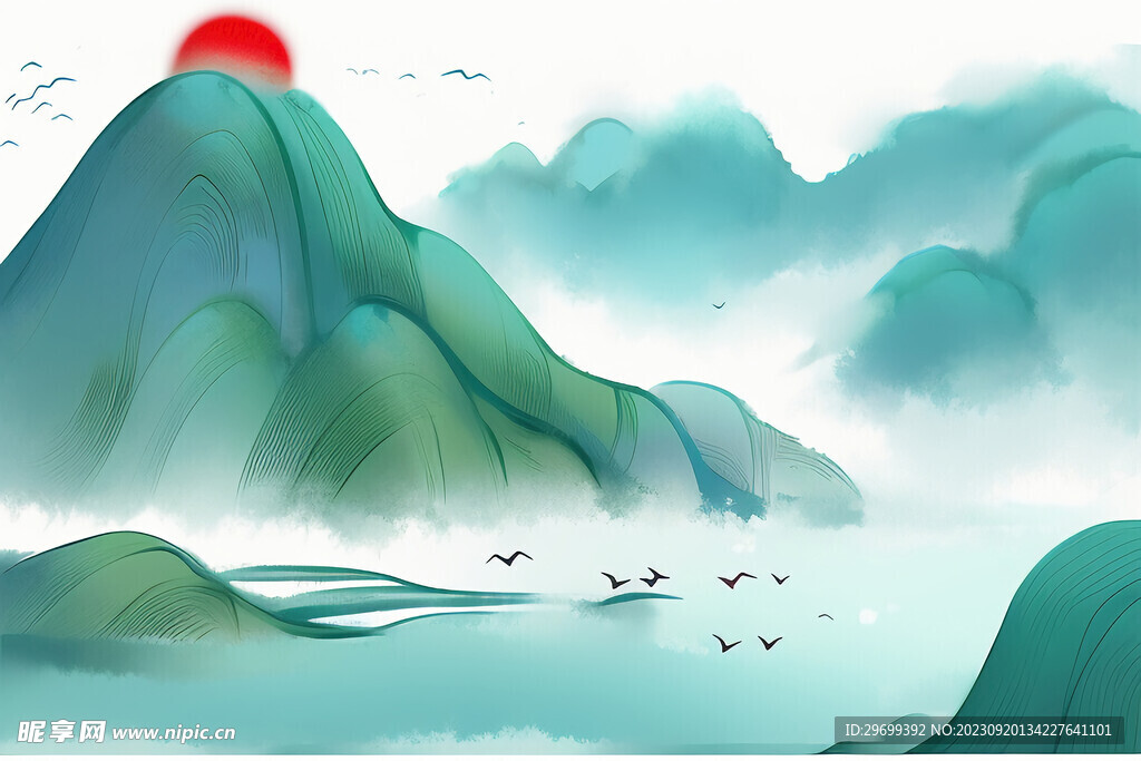 山水画