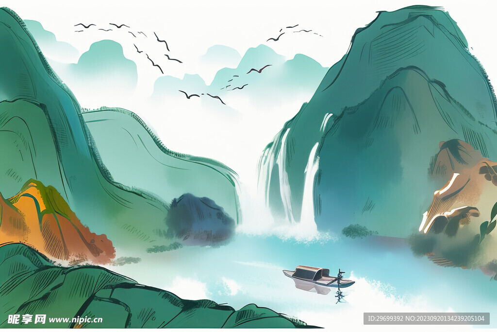 山水画