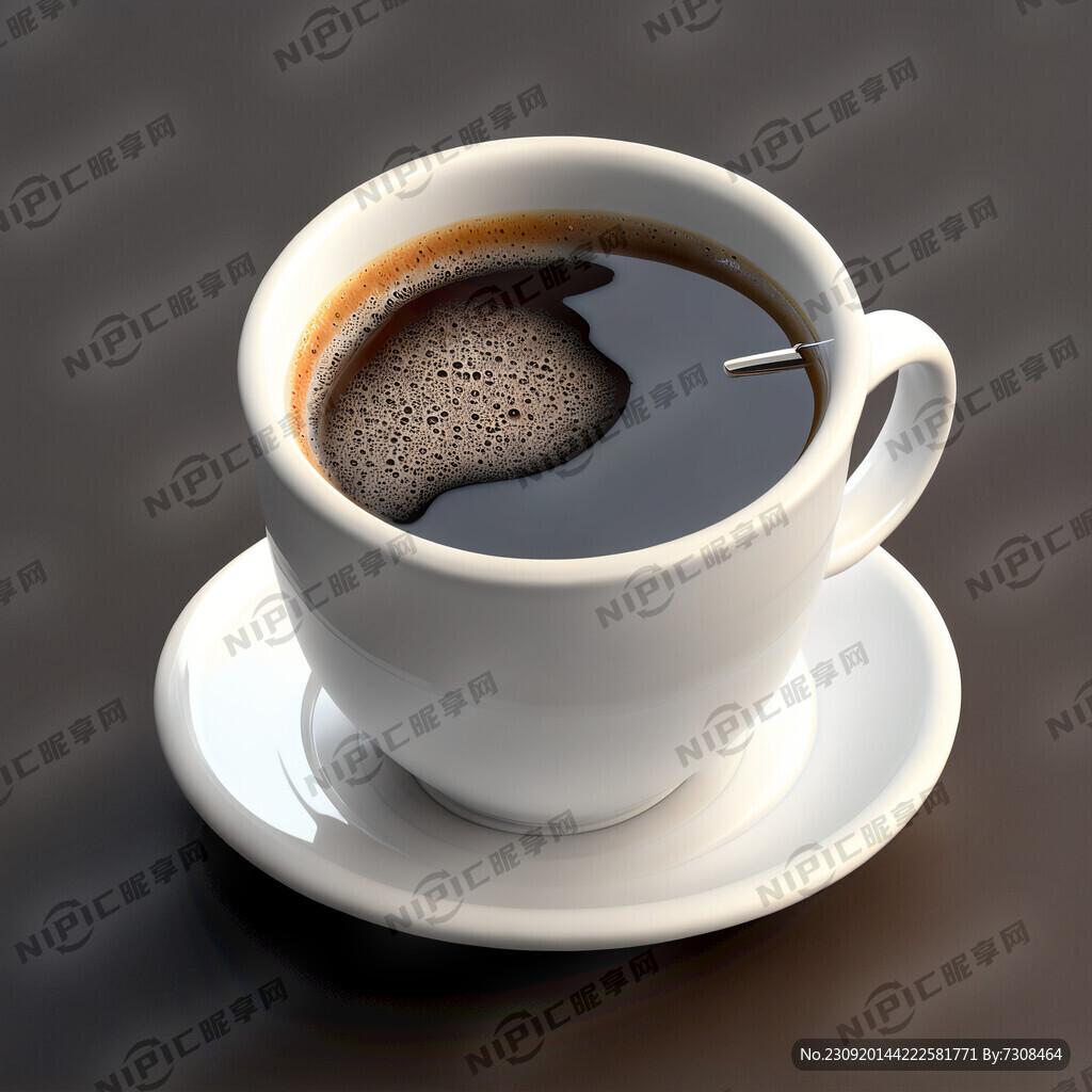 白色咖啡杯