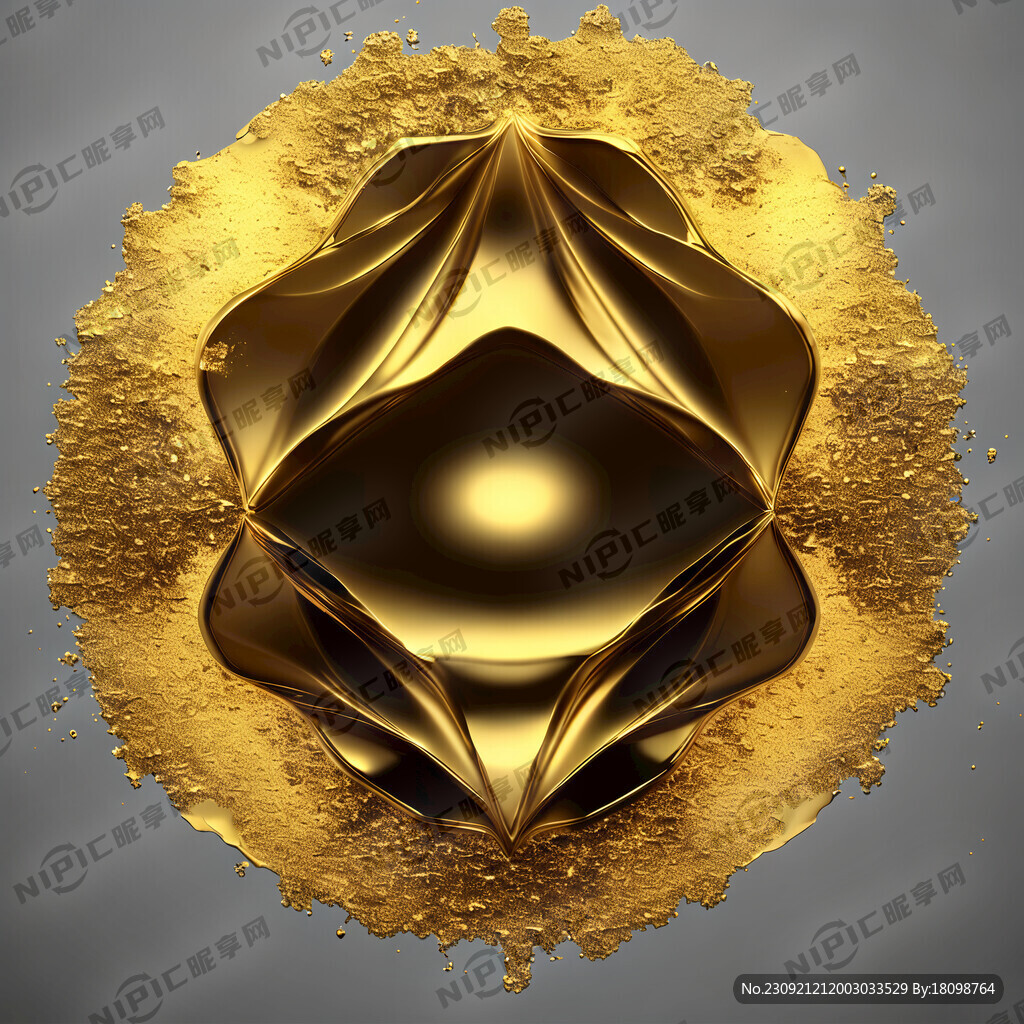 金黄色只要底色 不要其它元素