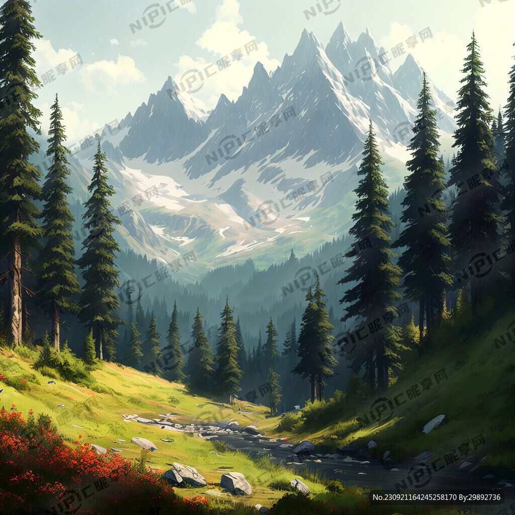 山高森林风景