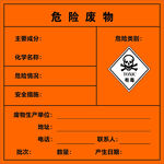 危险废物标示牌